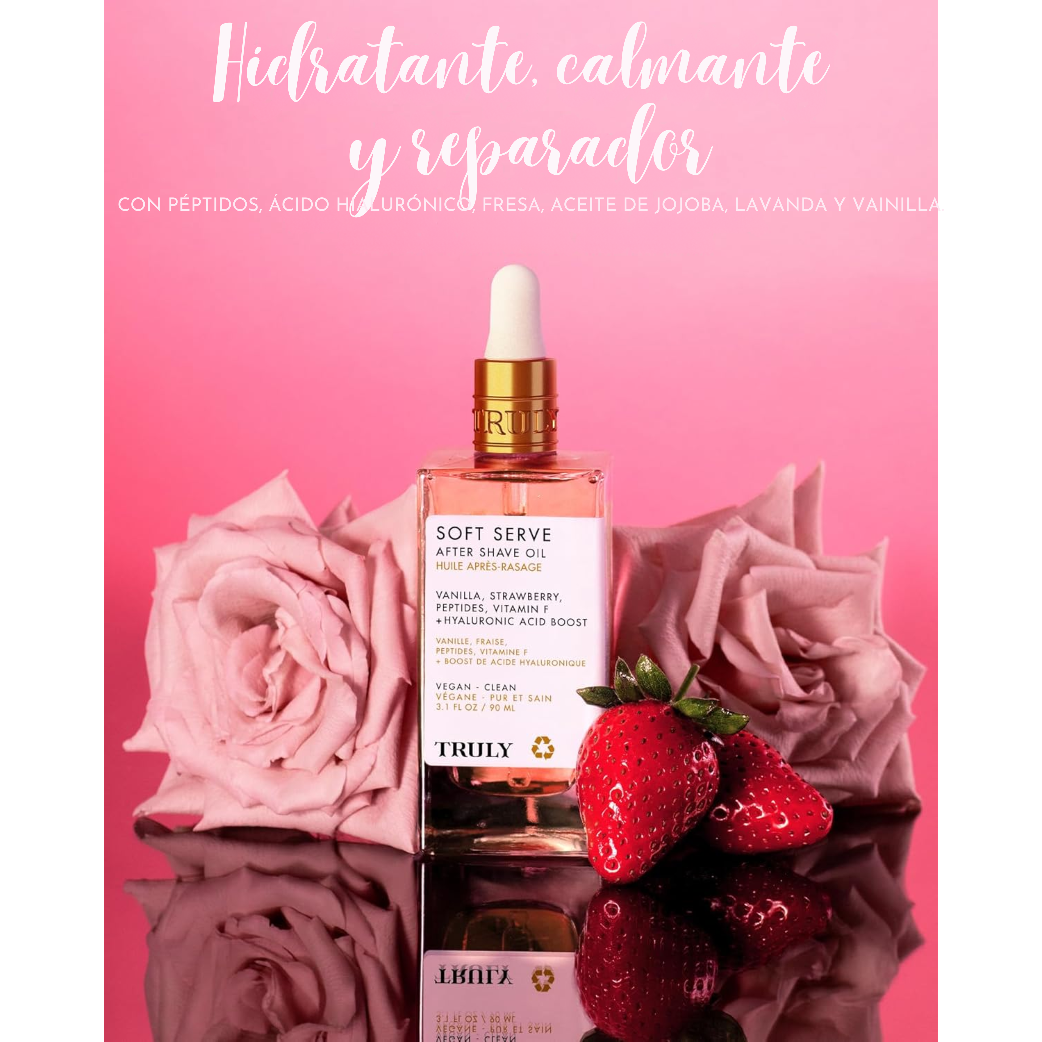 Aceite para después del afeitado de lujo