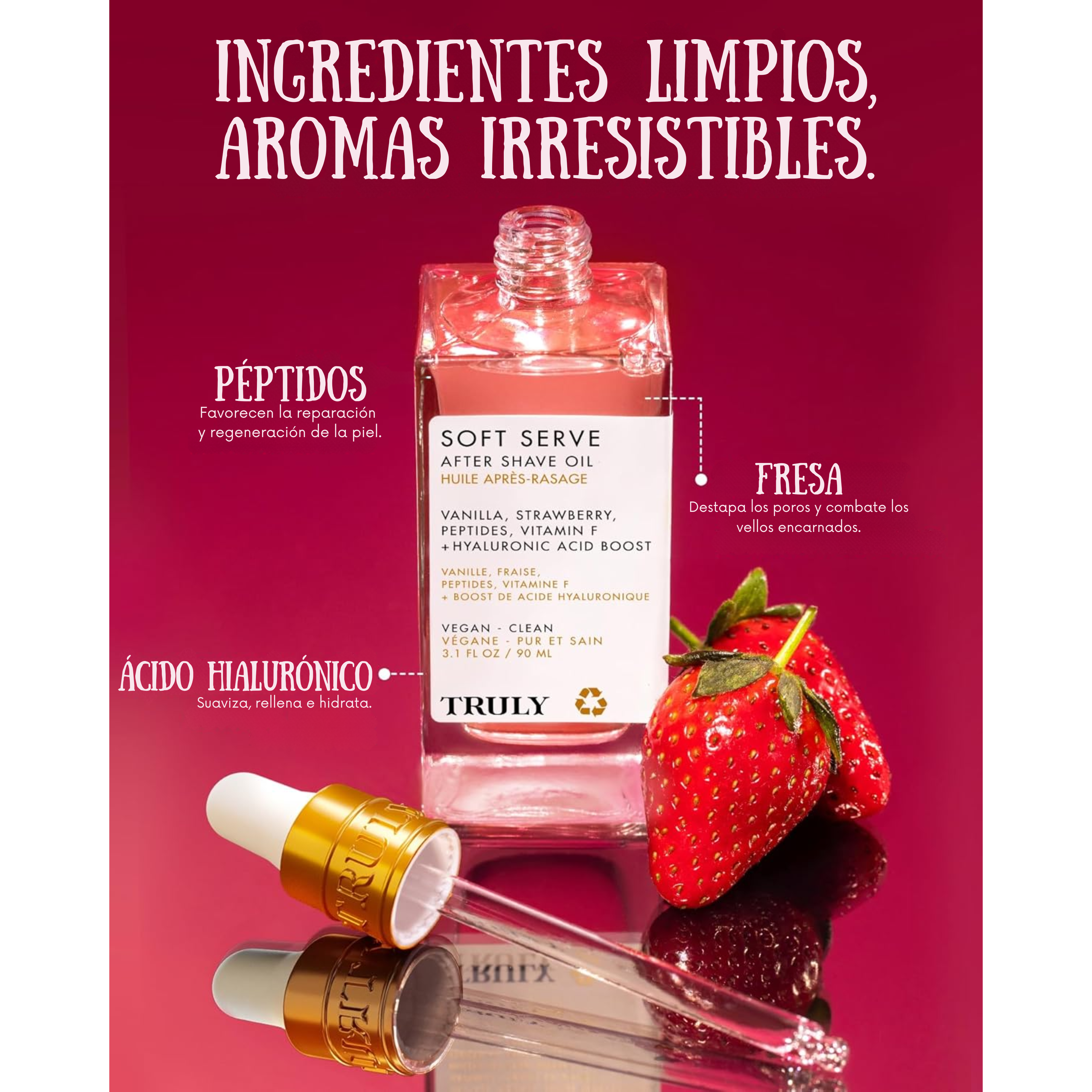 Aceite para después del afeitado de lujo